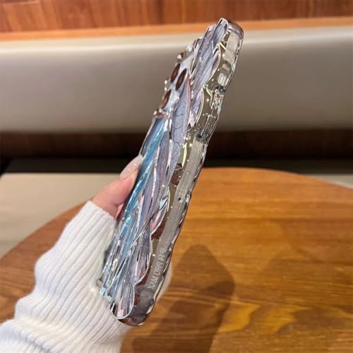 Coque iPhone 11 Pro Max violette cadeau idéal de luxe avec motif feuille - 5