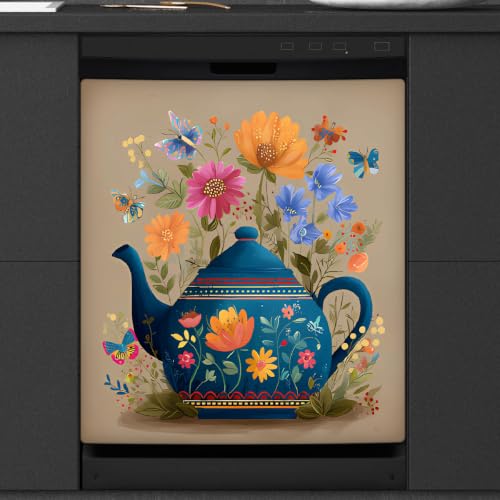 Fundas reutilizables para lavavajillas con imán para decorar cocinas rústicas 3