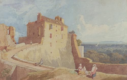 Figures sur les remparts de Domfront par Sell Cotman poster moderne graffiti