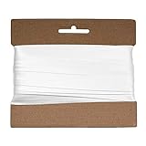 Dieses edle und klassische Schrägband aus Satin ist vielseitig einsetzbar und besitzt einen schönen Glanz. Das Band kann frei in der Länge gekürzt werden und somit an deine Bedürfnisse angepasst werden.