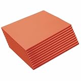 Colorations 9' x 12' Mediumweight Orange Construction Paper - 500 Sheets, Bulk Pack Art Paper, Arts and Crafts, School Supplies, Drawing, Coloring, Painting, 3D Art Paper