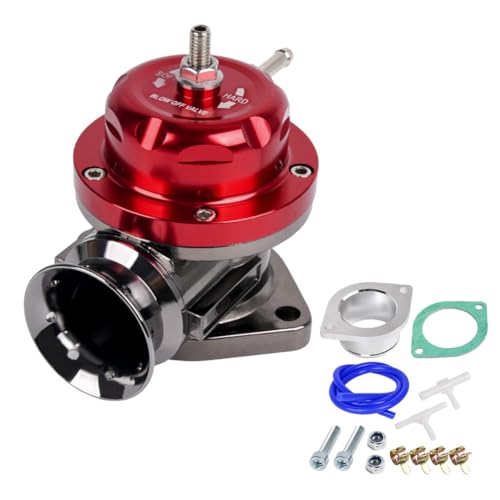 Xnuiasqe Kit de Soupape de Pression D'Échappement de Turbine BOV Type- Universel en Alliage D'Aluminium