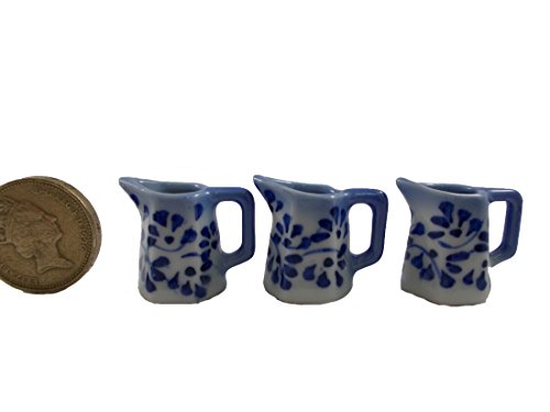 Mr_air_thai 3pc Miniatures Antique Jug Vase Vintage Furniture Chinese Dollhouse Jar Pot Lot