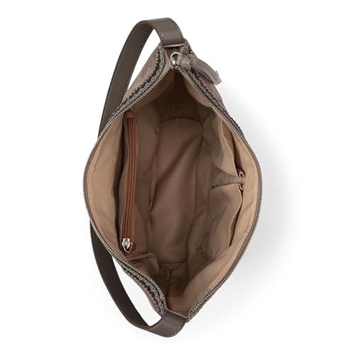 Image of The Sak Sequoia Hobo Bag - Premium Large Leather Women's Handbag for Everyday & Travel - Durable Purse With Zipper Pocket