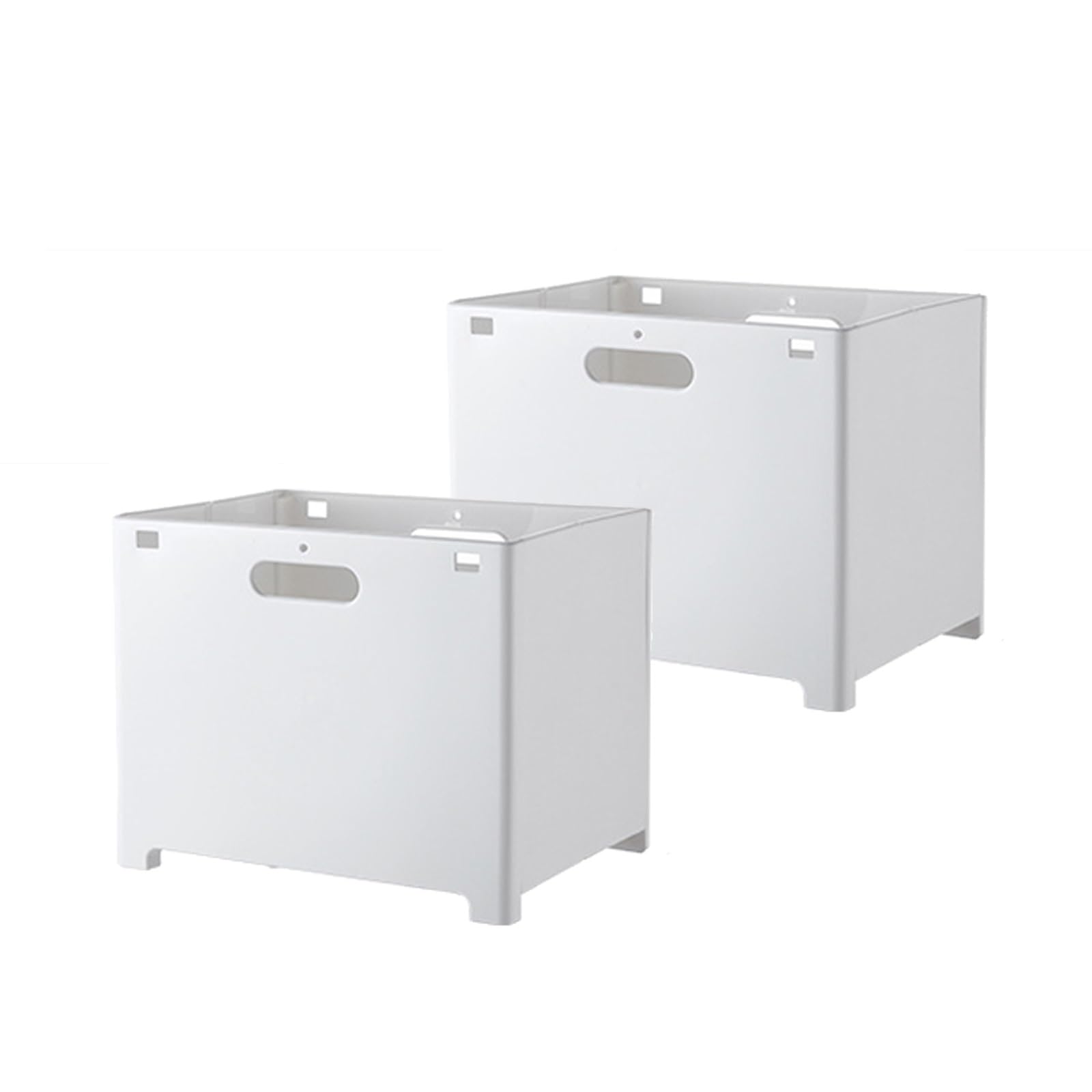 Folding dirty laundry basket, Wall Mounted Foldable Dirty Laundry Basket, Multicolor, S, L(White,S)