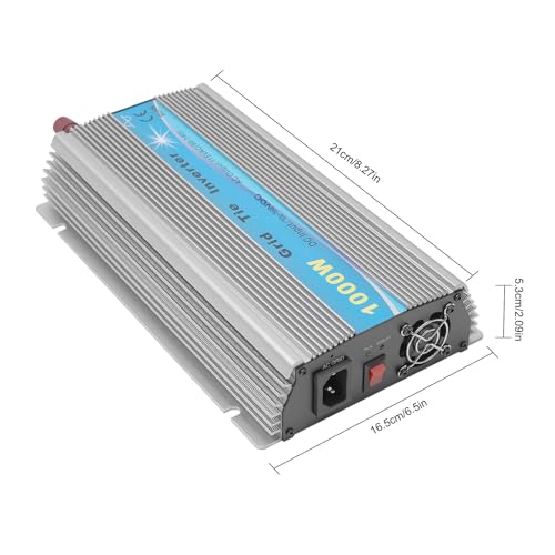 image for Josbuynls 1000W Grid Tie Inverter, 22-50V DC Solar Input to 90V-140V A