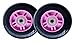 TOSSPER Pneus pour véhicules électriques Stub Scooter Roues 100mm, Remplacement Puce Roue ABEC-7 Roulements, Convient à la Plupart des Scooters Pneus de Trottinette électrique (Color : Pink)