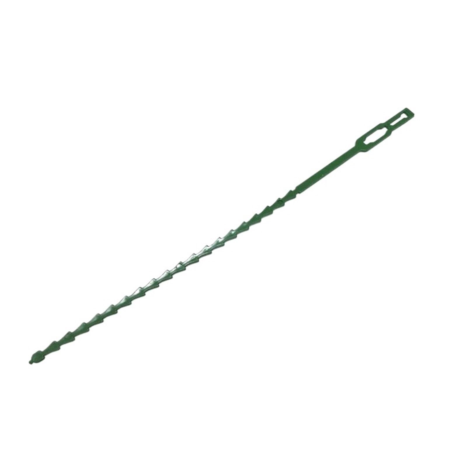 ZUXWUX Plant Twist Ties Adjustable Plant Cable Ties Reusable Self-Locking Green Twist Tie Garden(30PCS 23cm)