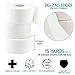 Athletic Sports Tape (White) 45ft | Strong Easy Tear |Perfect for Bats/Lacrosse/Hockey Sticks/Climbers and Boxing (3 Pack)