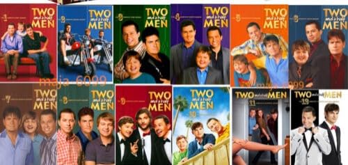 Dos hombres y medio temporada 1-12 con español catellano coleccion completa Dos hombres y medio DVD Dos hombres y medio serie completa español castellano Charlie Sheen