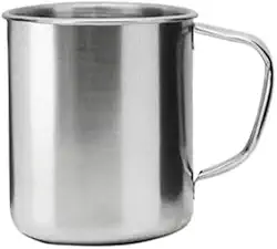 Genérico, Caneca Xicara Aço Inox Bar Restaurante Acampar 250ml