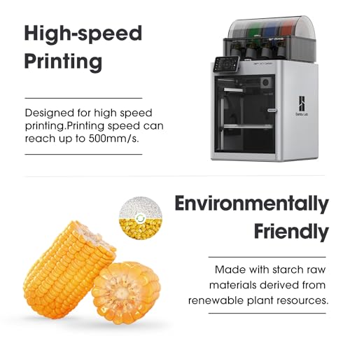 eSUN PLA+ Filament 1.75mm, ePLA+HS High Speed 3D Printer Filament Dimensional Accuracy +/- 0.03mm, 1KG Spool (2.2 LBS) Speedy PLA Plus Filament for High Speed Printers, Yellow - Image 5