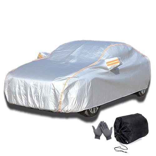 GgJjCv - Car Cover for Suzuki Alto,Custom Car Cover Waterproof Scratch Proof Windproof Snowproof,Outdoor All Weather Resistant to Acid rain,Bird droppings,Protects te paintwork Car Cover (Color : Silver)