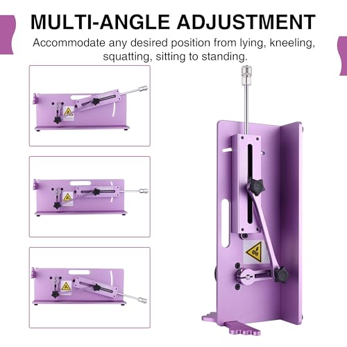 Image of Hismith Table Top - Premium Sex Machine with APP /Remote /Wire 3 in 1 Control, Love Machine with KlicLok System (Purple)