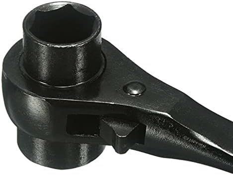 Ratchet Podger Spanner Steel Erecting Scaffold Tool Wrench Double Socket 19x21mm