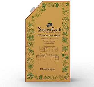 SacredEarth – Good For You. Safe For The Earth Good For You. Safe For The Earth Natural Dish Wash Liquid (850 Ml)