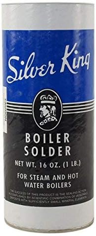 Silver KingSKBS 16 OZ (1 LB) BOILER SOLDER For Steam And Hot Water Boilers