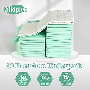 Bed Pads with Adhesive Strips 30'' X 36'' Disposable Underpads Extra Large Thicker Incontinence Pads for Unisex Adult, Senior, Kids and Pet (30 Count) Bed Pads with Adhesive Strips 30” X 36” Disposable Underpads Extra Large Thicker Incontinence Pads for Unisex Adult, Senior, Kids and Pet (30 Count)