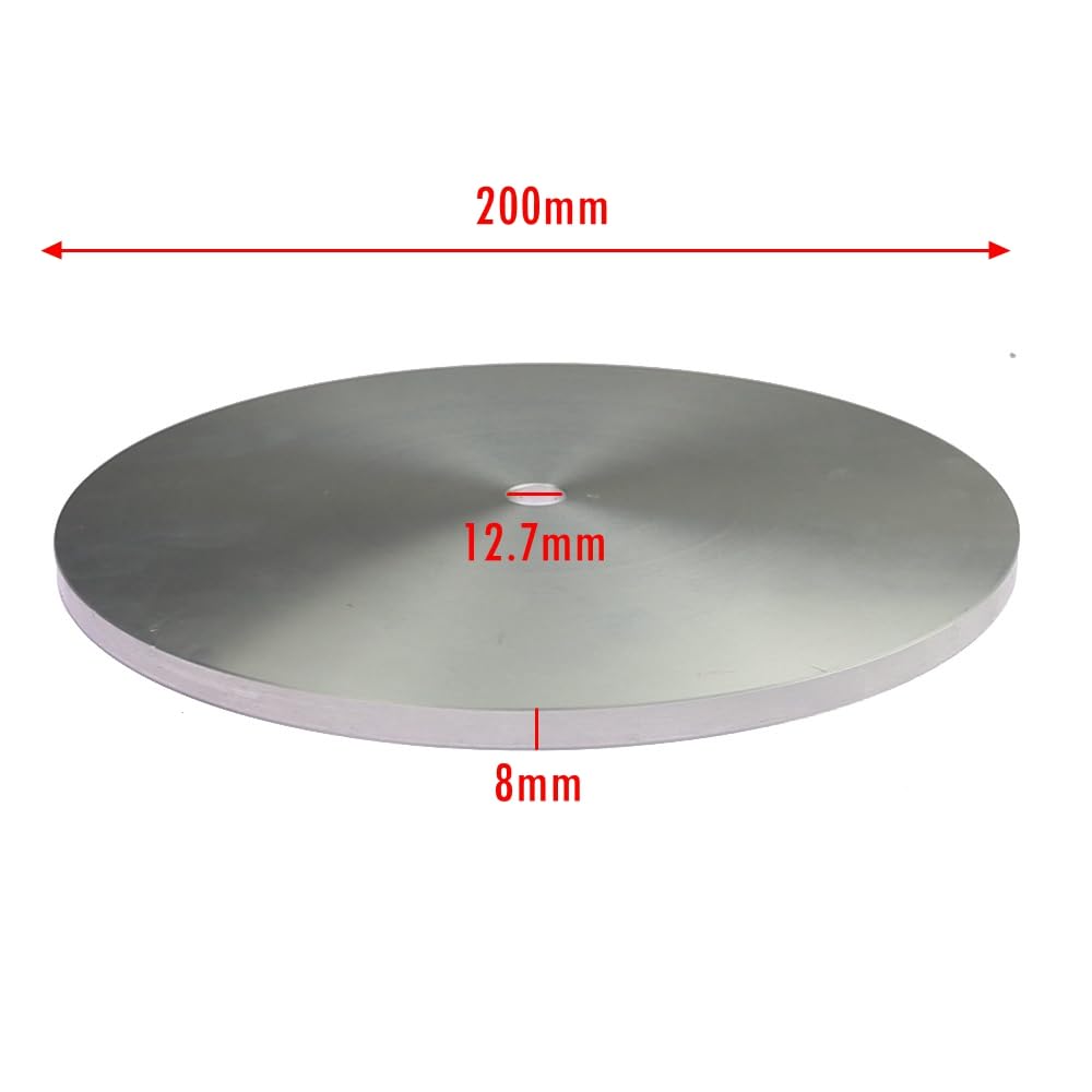 6" / 8" Aluminiowy uchwyt płyty polerskiej Master Lap do diamentowej podkładki szlifierskiej/tarczy szlifierskiej(8 inch 200mm)