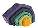 Grimm's Small Stone Caves Nesting Wooden Blocks Stacker, "Elements" of Nature: EARTH