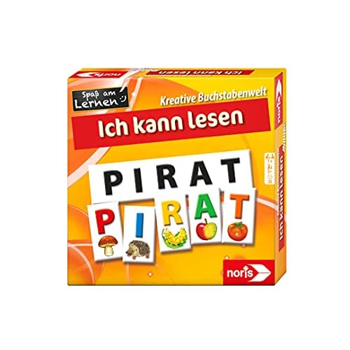 noris 608985767 Spaß am Lernen, Ich kann lesen mit Hilfe der Anlaut-Methode inklusive 45 Buchstaben-Bild-Kärtchen und Wortstreifen, ab 5 Jahren