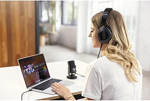 RØDE NTH-100 Professional Over-ear Headphones For Content Creation, Music Production, Mixing and Audio Editing, Podcasting, Location Recording (Black)
