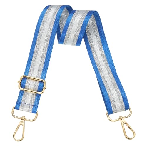 Image of PATIKIL Purse Strap, Wide Shoulder Strap Adjustable Crossbody Bag Straps Universal Replacement Shoulder Bag Belt for Women's Handbags Canvas Guitar Bag Backpack, Dark Blue