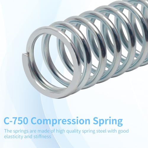C-750 Compression Spring,OD 3/4\" x Length 2\" (3 Pack) - Thumbnail 5