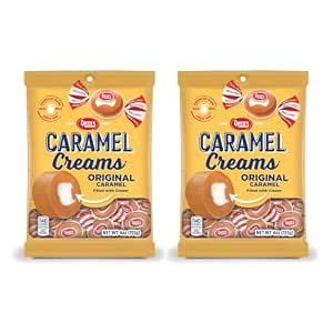 Goetze's Classic Vanilla Caramel Creams, 4 oz Bags, 2-Pack