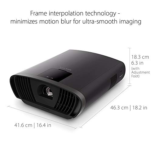 Proyector-LED-de-Cine-en-casa-ViewSonic-X100-4K-UHD-4K-2900-lumenes-Rec709-HDR-4X-HDMI-USB-conectividad-WLAN-2-Altavoces-de-20-vatios-Zoom-optico-de-12X-Desplazamiento-de-Lente-Negro