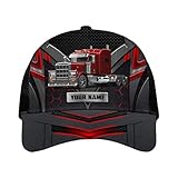 Baseball Mütze LKW-Fahrer Mit Geometrischem Und Rad-LKW Aus Netzstoff Brim Caps Schnelltrocknend Motorrad Kappe Für Golf Damen Reisen