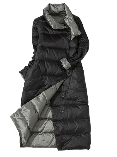 バイカラーダウンジャケット