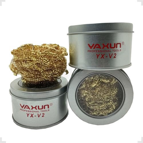 Esponja Metálica Para Limpar Ponta De Ferro Solda Yaxun YX-V2
