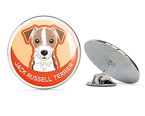 Jack Russell Dog Round Metal 0.75