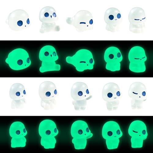 Myqiqi Fairy Garden Accessories, 10 Pcs Glow in Dark Tree Elves Fairy