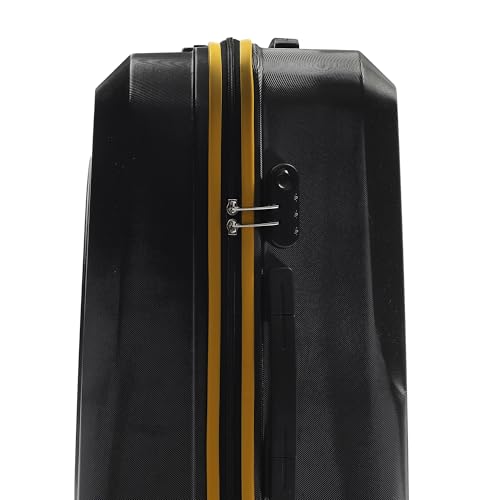 Image of YAYAVAR Batman Trolley Suitcase - 85L, Cabin Luggage with 8 Spinner Wheel, Hard Shell Polycarbonate Suitcase, Number Lock, Water Resistant, Luggage Bag for Travel (Teal & Black, 67cm, Medium)