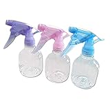 ZhungZaoh Salon Sprühflasche Kunststoff Friseur Gießkanne Wasserspray für Friseur Haar Werkzeug Haarschnitt Nebelsprüher 250ML 3PC Flasche Spray Wasser Friseur Nebelsprüher Neuer Haarschnitt Salon