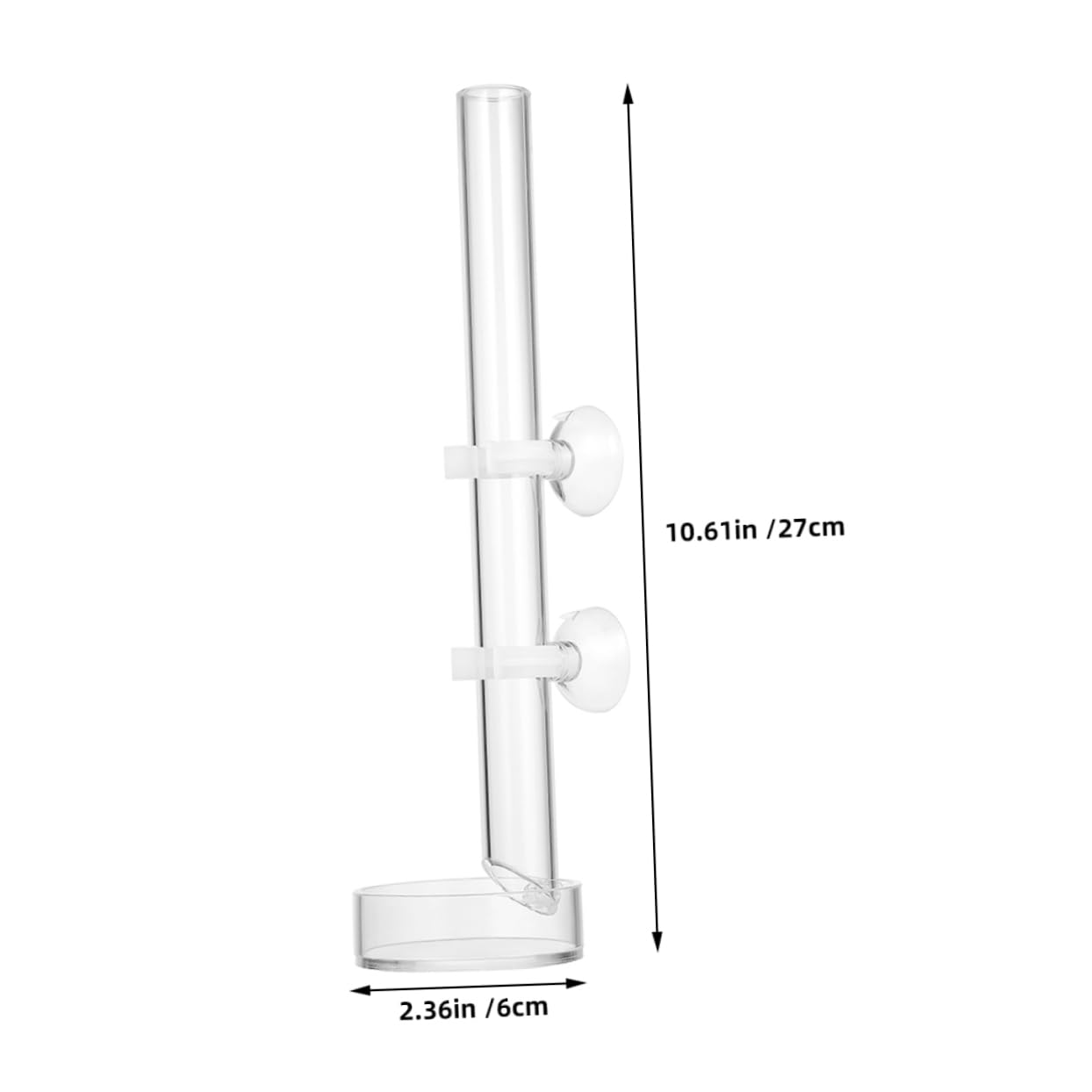 FONDOTIN Supplies Shrimp Feeder Dish and Stable Attachment for Aquarium Maintenance