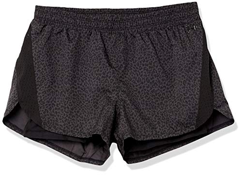JUICY COUTURE Damen Perforated Run Shorts, Deep Black Combo, Mittel