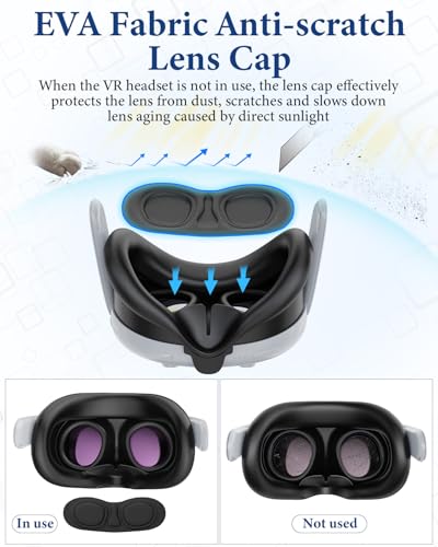 Image of Battery Covers& Head Strap for 0culus Quest 2 /Meta Quest 2 Vr Headset