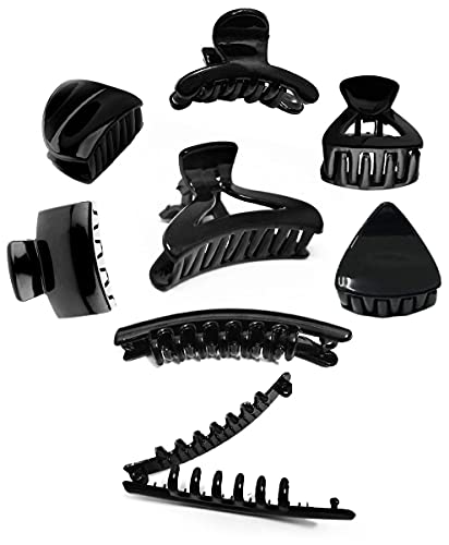 BHARATGAURAV – Hair Accessories Plastic Butterfly Clutch Claws Clips for Women (combo of 7 pieces)