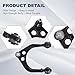 KUIPERAUTO Front Upper/Lower Control Arms Suspension kit Compatible with 2011-2017 Chrysler 300 Dodge Challenger Charger with Ball joint Sway Bars Tie Rod RWD Only 16PCS