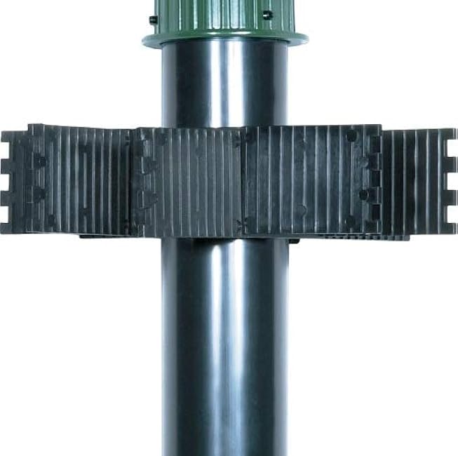 Nuvo Lighting SF76/638 2-Inch by 18-Inch PVC Mounting Post Die Cast Aluminum Cap Durable Outdoor Landscape Pathway Lighting, Green