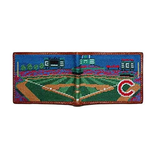 Wrigley Field Scene Needlepoint Wallet by Smathers & Branson2