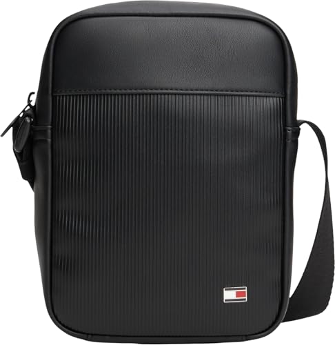 Image of Tommy Hilfiger Men's TH FLAG MINI REPORTER AM0AM14015 Crossover, BLACK, One Size