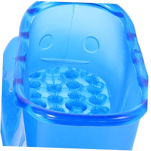 Zapatos spa para pies con baño relajante PVC azul miniatura 3