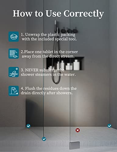 Shower Steamers Aromatherapy - 8 Pack Valentine Pure Essential Oil Shower Bombs For Home Spa Bath Self Care, Essential Oil Stress Relief And Relaxation Bath Gifts For Mom Women, Birthday Day, Travel #TOP4