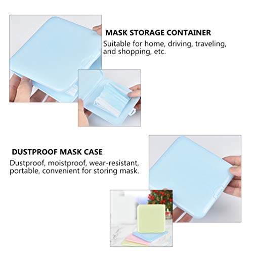 Hemoton 3 Caixas de Armazenamento Com Tampa Ã  Prova de Poeira E Recipientes de Encaixe Plano Com Co