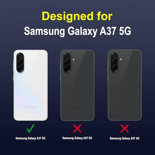 Image of Zapcase Back Case Cover for Samsung Galaxy A37 5G | Compatible for Samsung Galaxy A37 5G Back Cover | Liquid Silicon Magic Case with Camera Protection | Sapphire
