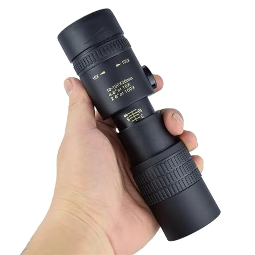 Mira Térmica, Binoculares potentes portátiles HD con Zoom 10-300X, telescopio Monocular profesional de largo alcance, visión nocturna con poca luz for